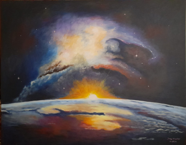 Na orbicie - akryl na płótnie 80X100 cm.jpg