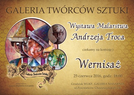 Wystawa Andrzeja Troca - Plakat B3 3.jpg