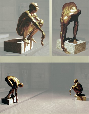 NORBERTabsurd, brąz, granit, wielkość naturalna.jpg