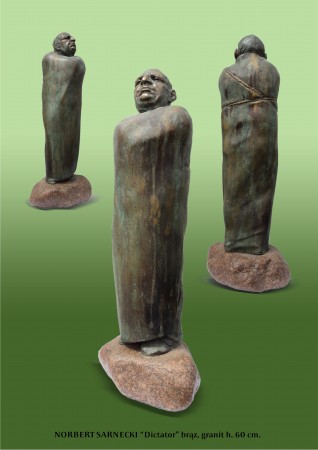 norbert sarnecki, DICTATOR, brąz, granit, wys. 60cm.jpg