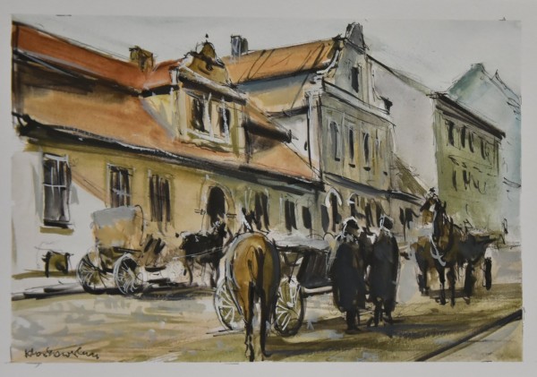 Spotkanie - Kazimierz ulica Krakowska rok 1912.jpg